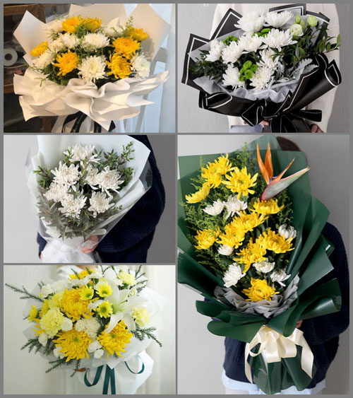 广东汕头市潮阳区棉北街道五二社区白事花束代送